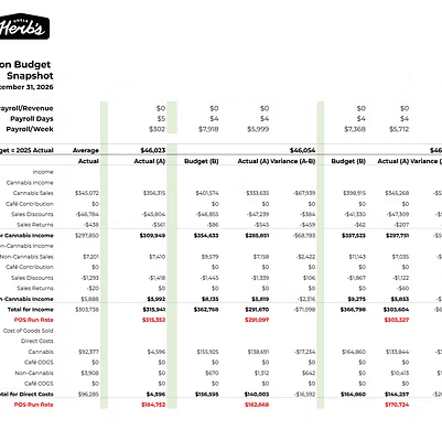 Budget snapshot